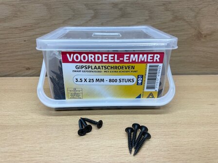 Gipsplaatschroeven Deltafix 3.5x25mm 800 st.