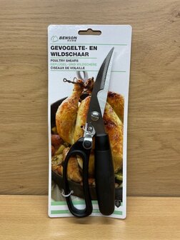 Gevogelte- en wildschaar RVS 250mm.
