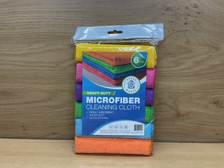 Microvezeldoekset 30x30cm HD 6 dlg.
