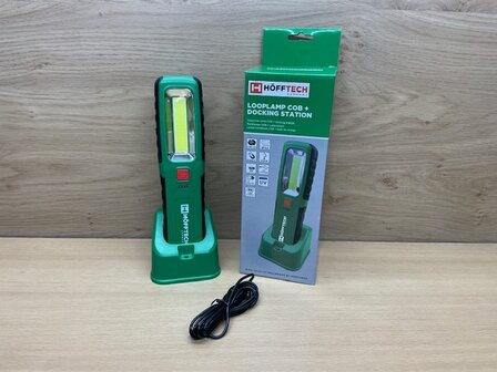 Looplamp COB docking station UV oplaadbaar USB.
