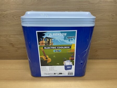 Koelbox electrisch 12 volt 24 liter.