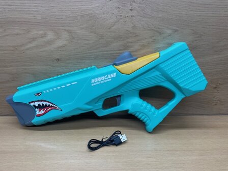Waterpistool electrisch Hurricane groen.