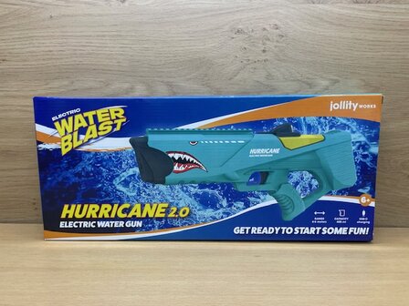 Waterpistool electrisch Hurricane groen.