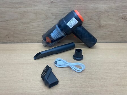 Stofzuiger / compressor mini 1200 mAh.
