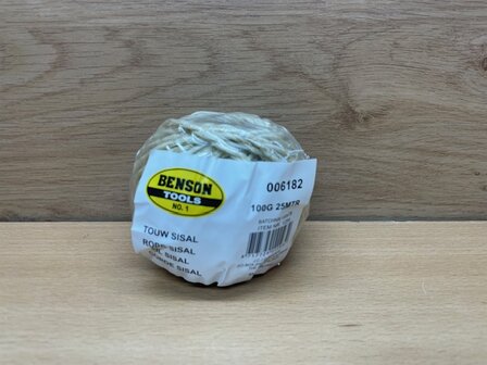 Sisal bol 25 meter 100 g.