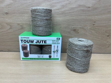 Touw jute set 2x 100m x 200g 1,5mm&sup2;.