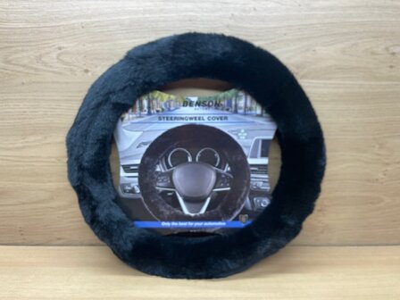 Stuurhoes vacht zacht zwart 37-39cm.