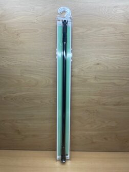 Douchegordijnstang zwart 77,5-135cm.