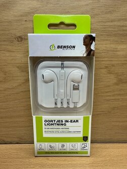 Oortjes in-ear lightning.