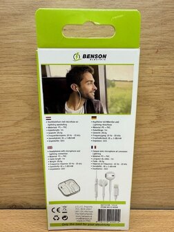 Oortjes in-ear lightning.