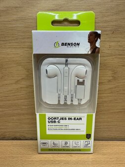 Oortjes in-ear USB-C.