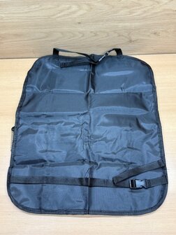 Autostoel organizer met tablet houder.