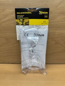 Beschermbril  veiligheidsbril CE transparant.