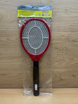 Vliegenmepper electrisch rood.