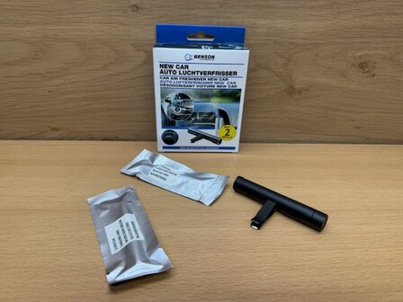Luchtverfrisser auto nieuwe auto.