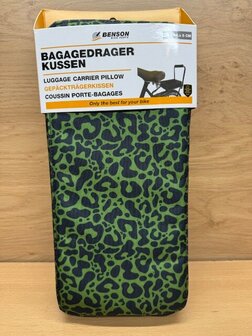 Bagagedrager kussen camouflage.