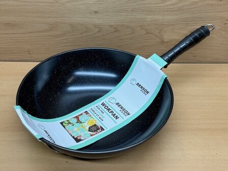 Wokpan marble non stick coating &Oslash; 30 cm.