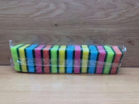 Schuursponsset kleur 14 dlg.
