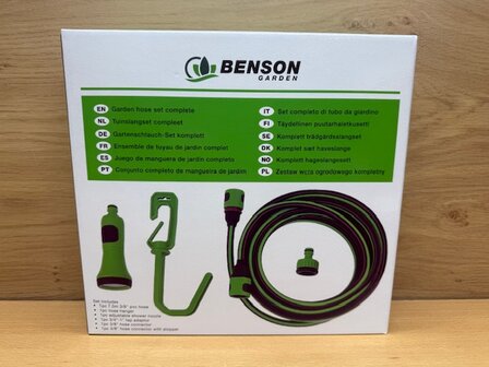 Tuinslang set compleet 7,5m.