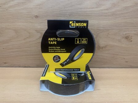 Anti-slip tape zwart 25mmx5m.
