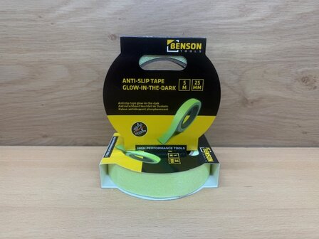 Anti-slip tape glow-in-the-dark 25mmx5m.