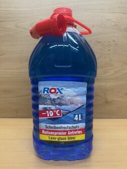 Ruitensproeiervloeistof winter Rox -10&deg;C 4l.