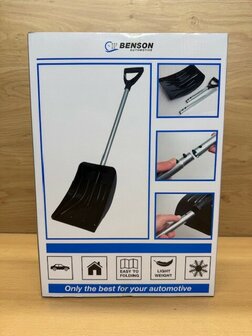Sneeuwschep compact voor auto 94cm.