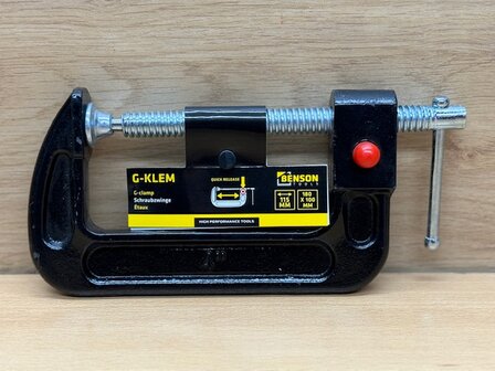 G-klem quick release 180x100mm.
