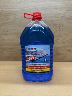 Ruitensproeiervloeistof winter Rox -20&deg;C 5l.