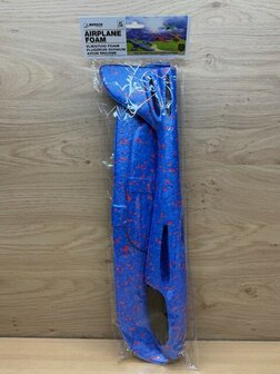 Zweefvliegtuig foam blauw 46cm.