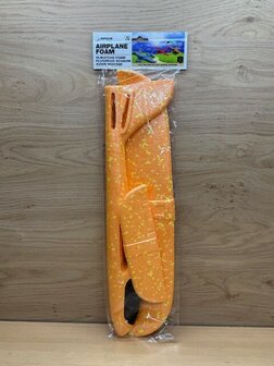 Zweefvliegtuig foam geel 46cm.