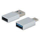 Adapterset USB-A en USB-C 2 dlg.