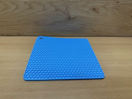 Onderzetter pan siliconen 17x17cm.