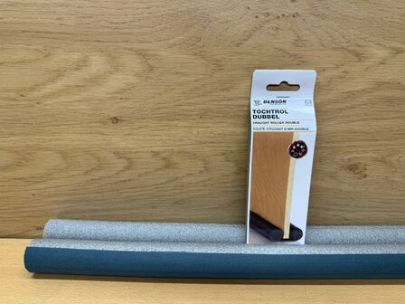 Tochtrol dubbel grijs 95cm.