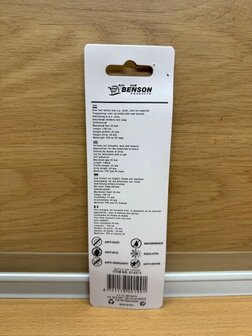 Tochtstrip rubber wit 100cm.