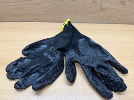 Montagehandschoen latex crinkle XL.