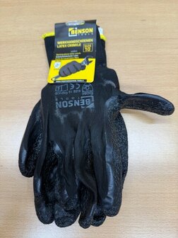 Montagehandschoen latex crinkle XL.