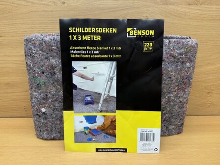 Verhuisdeken / schildersdeken 1x3m.