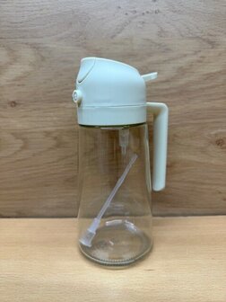 Olieschenker 2 in 1 wit 470ml.