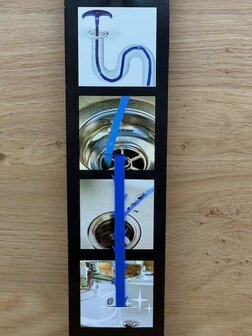 Gootsteenontstopper 57cm.