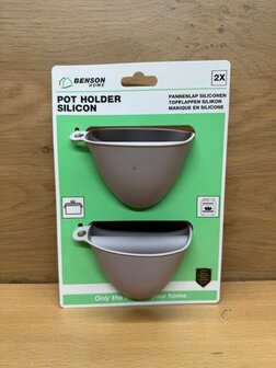 Pannenlap set siliconen 2 dlg. ( ovenwanten )