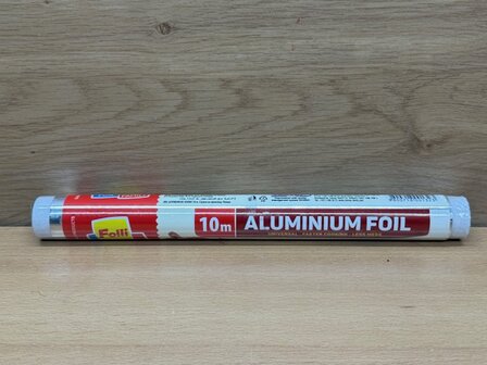 Aluminiumfolie Folli 10m.