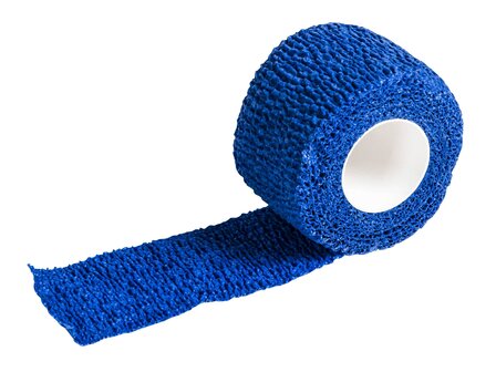 Wikkelpleister Deltafix blauw 25mm x 4,5m.