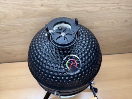 BBQ Kamado zwart 13 inch.