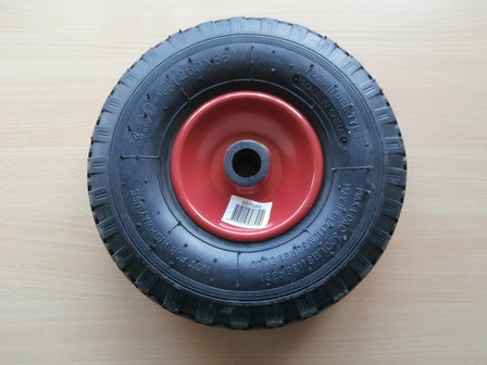 Wiel met luchtband metalen velg 3.00-4 (260x85).