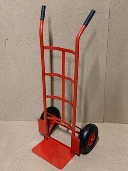 Steekwagen rood opklapbaar 250kg.