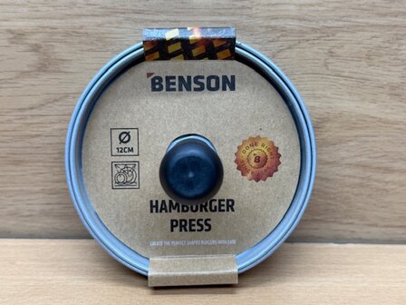 BBQ hamburgerpers aluminium 12cm.