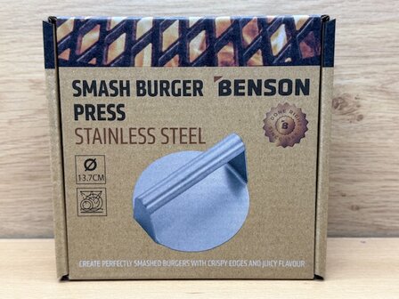 BBQ smashburgerpers 13,7cm.
