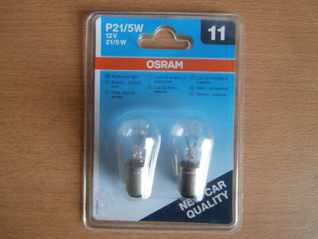 Osram lampenset 12 volt 21/5 watt 2 dlg.