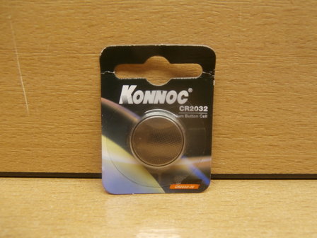 Batterij knoopcel Konnoc Lithium CR2032